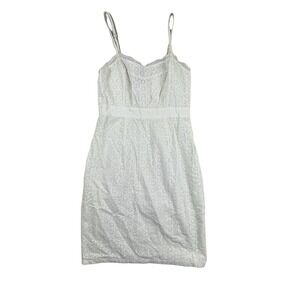 Victoria's Secret Womens‎ 10 White Eyelet Lace Dress Cottagecore Slip Sundress